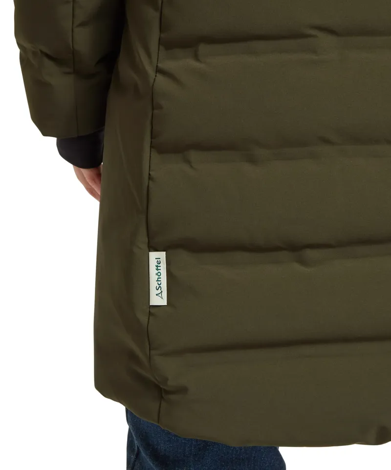 Schoffel Country Hurlingham Waterproof Down Coat in Forest-11
