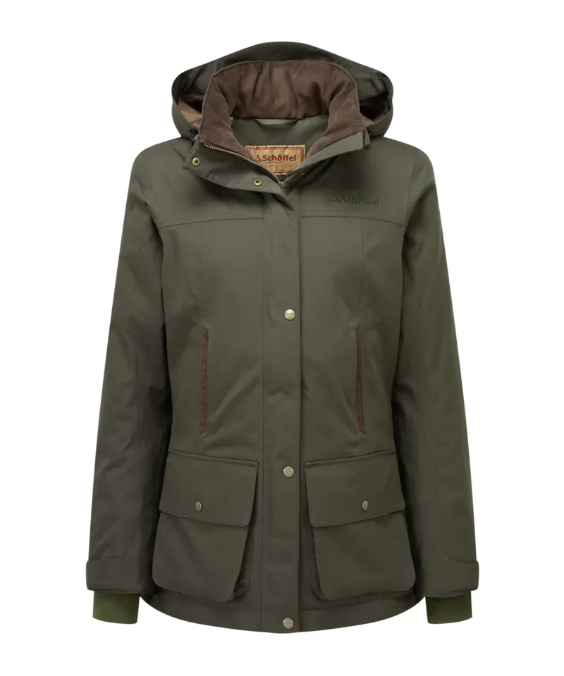 Schoffel Langton Country Coat Dark Woodland