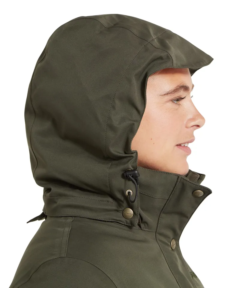 Schoffel Langton Country Coat Dark Woodland-5