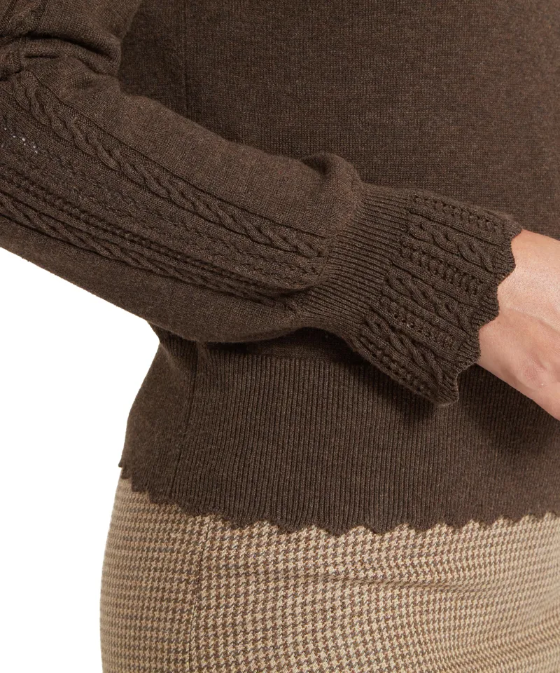 Schoffel Leyburn Jumper Chocolate-3