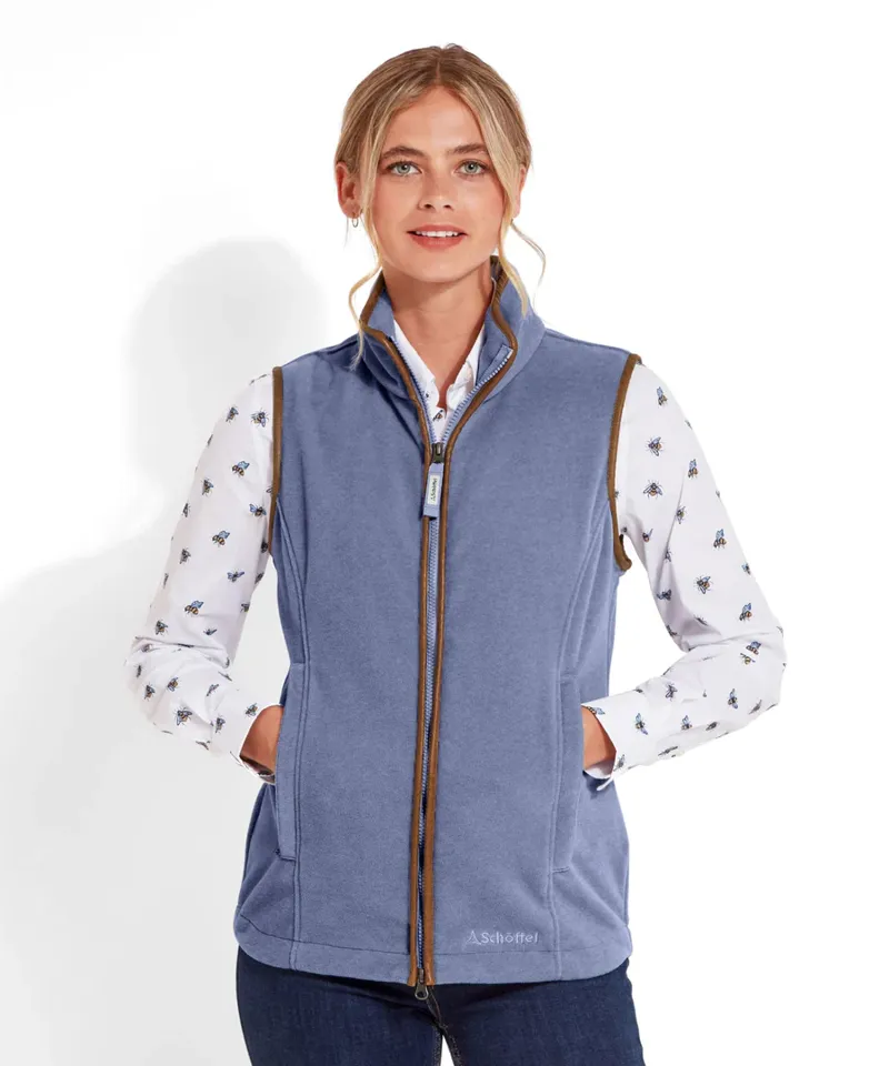 Schoffel Lyndon II Fleece Gilet Stone Blue-1