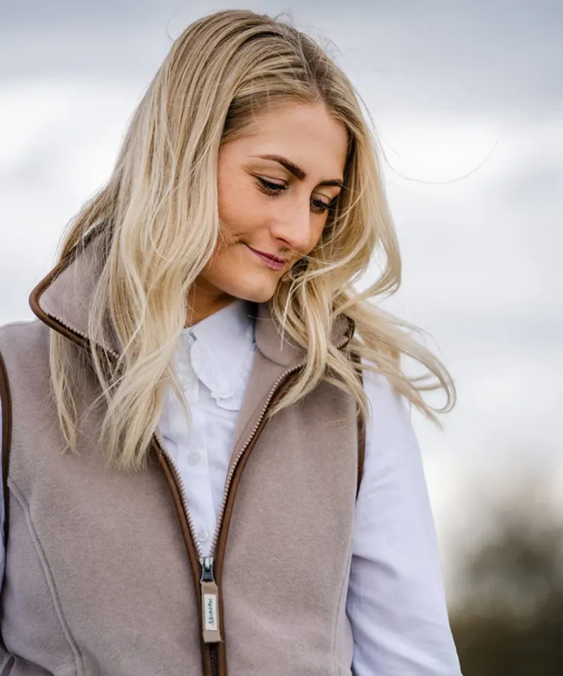 Schoffel Lyndon Fleece Gilet Mushroom-9