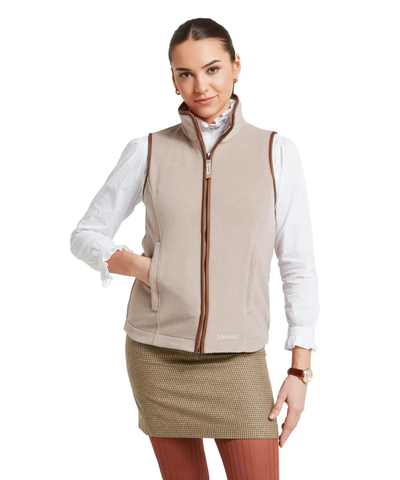 Schoffel Lyndon Fleece Gilet Mushroom-1