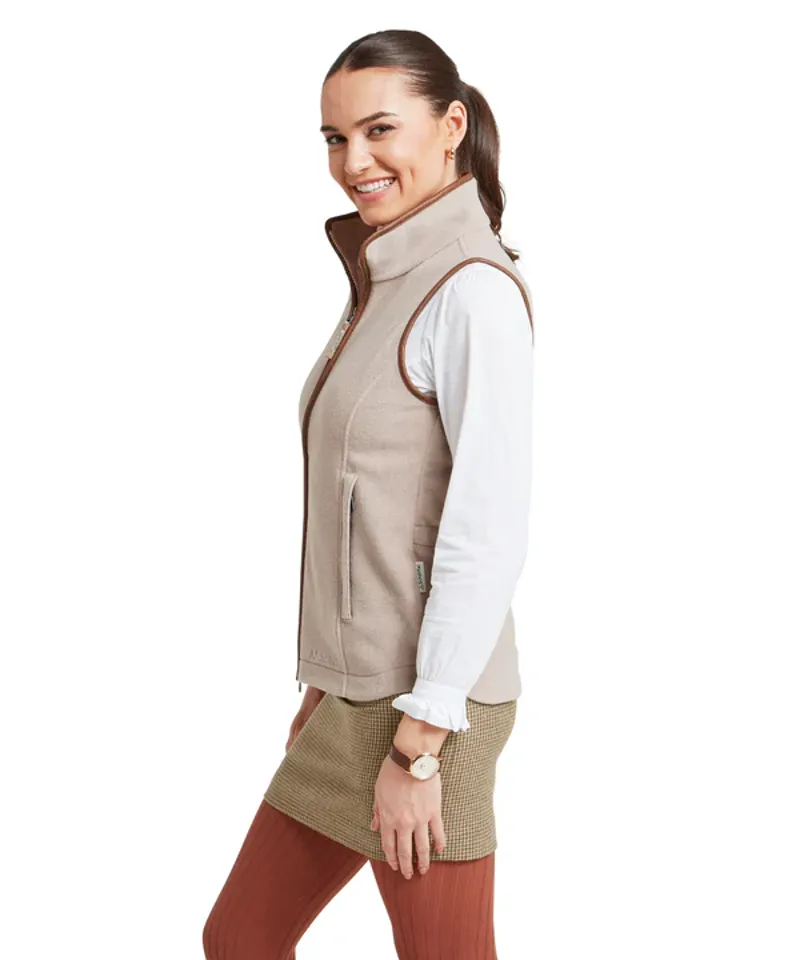 Schoffel Lyndon Fleece Gilet Mushroom-7