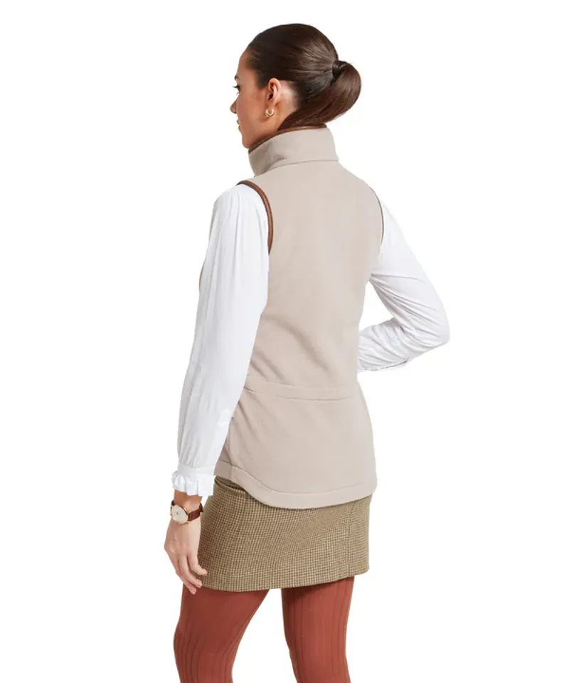 Schoffel Lyndon Fleece Gilet Mushroom-6