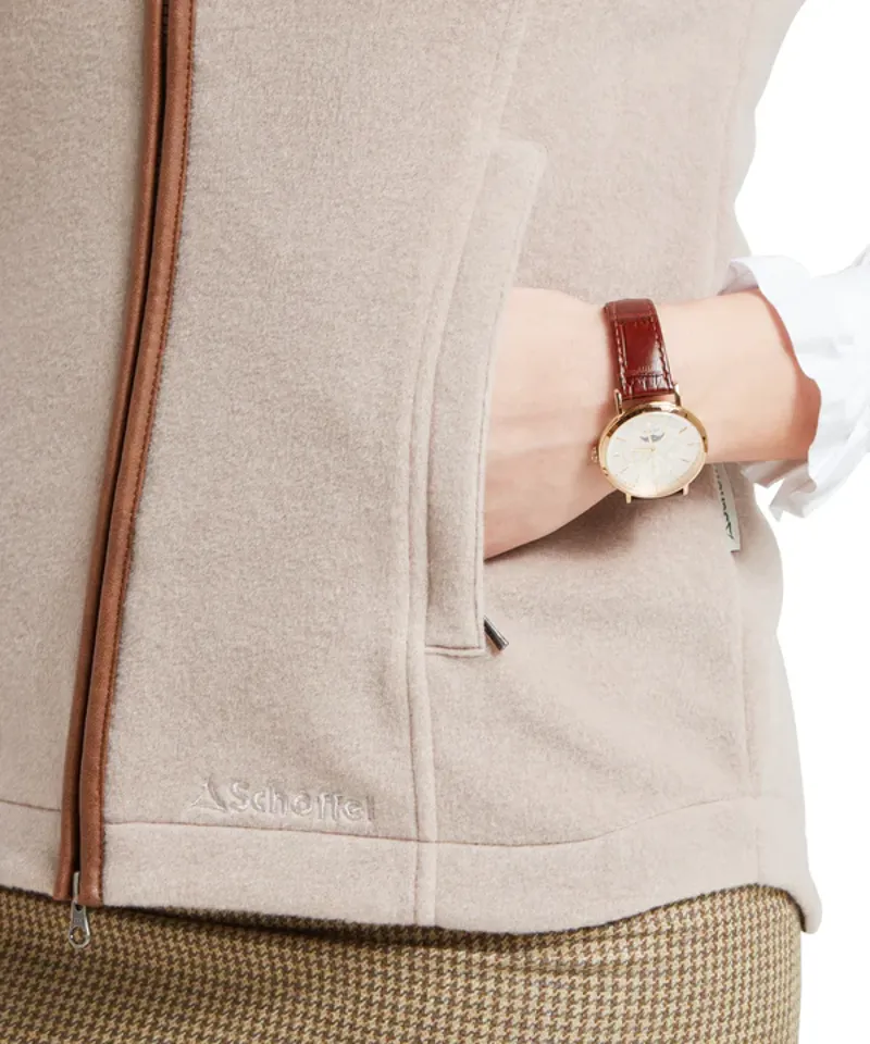 Schoffel Lyndon Fleece Gilet Mushroom-4