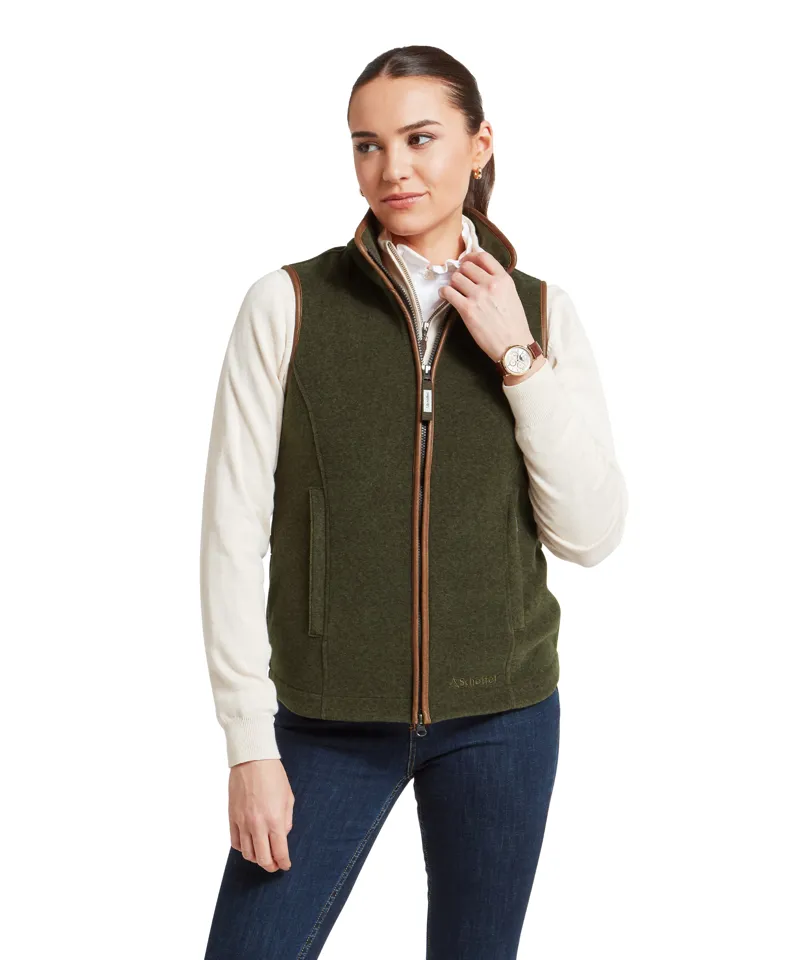 Schoffel Lyndon II Fleece Gilet Dark Olive-1