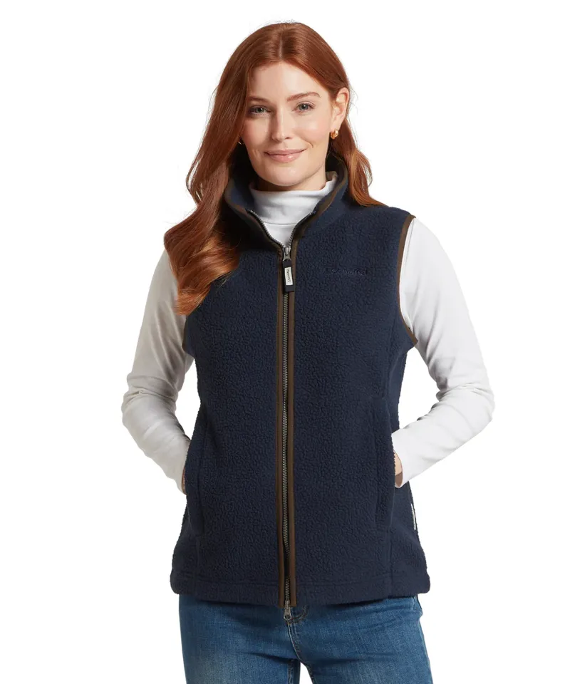 Schoffel Lyndon Retro Flecce Gilet True Navy