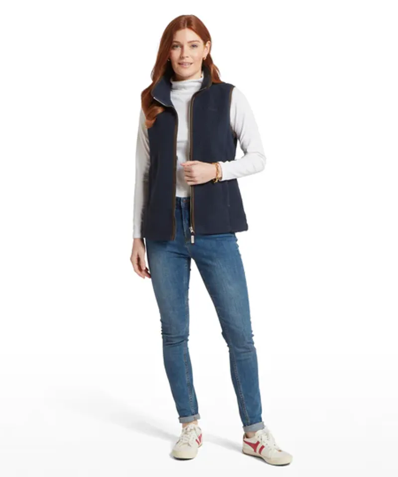Schoffel Lyndon Retro Flecce Gilet True Navy-1