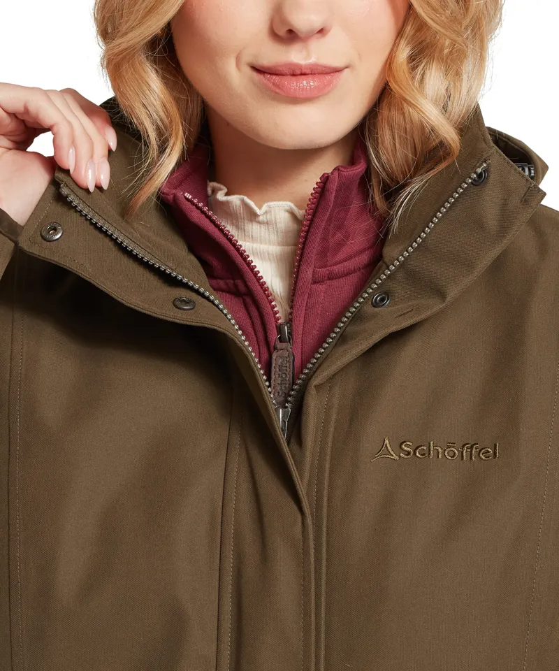 Schoffel Country Marefield Waterproof Coat in Dark Caper-6