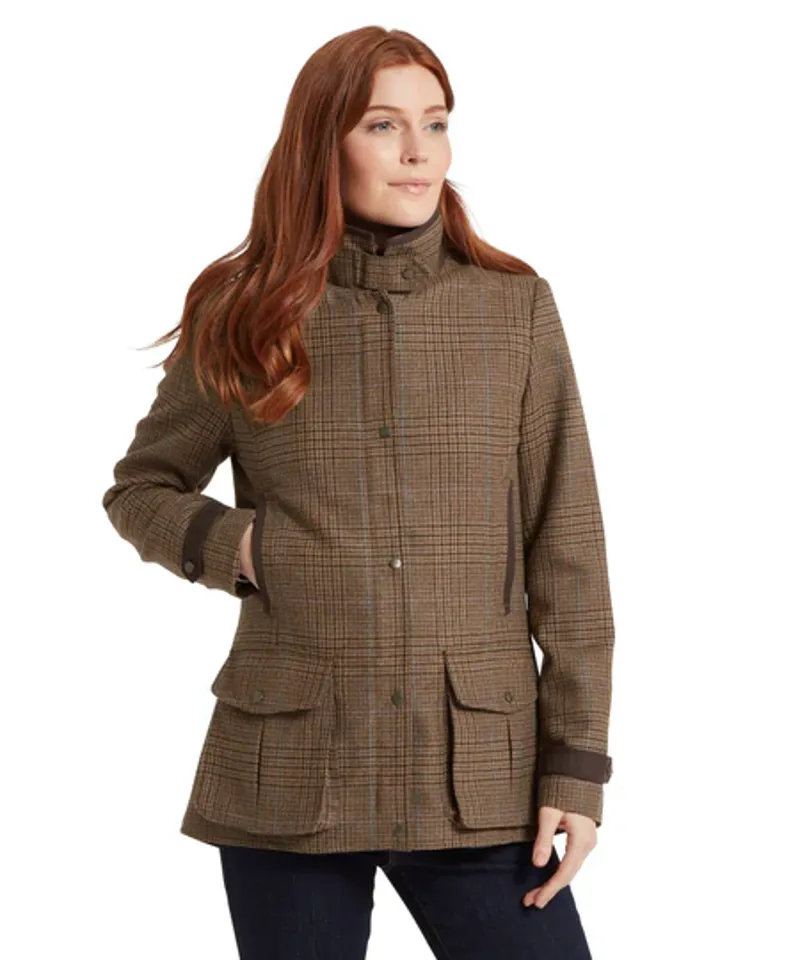 Schoffel Murra Tweed Coat Teviot Tweed-6