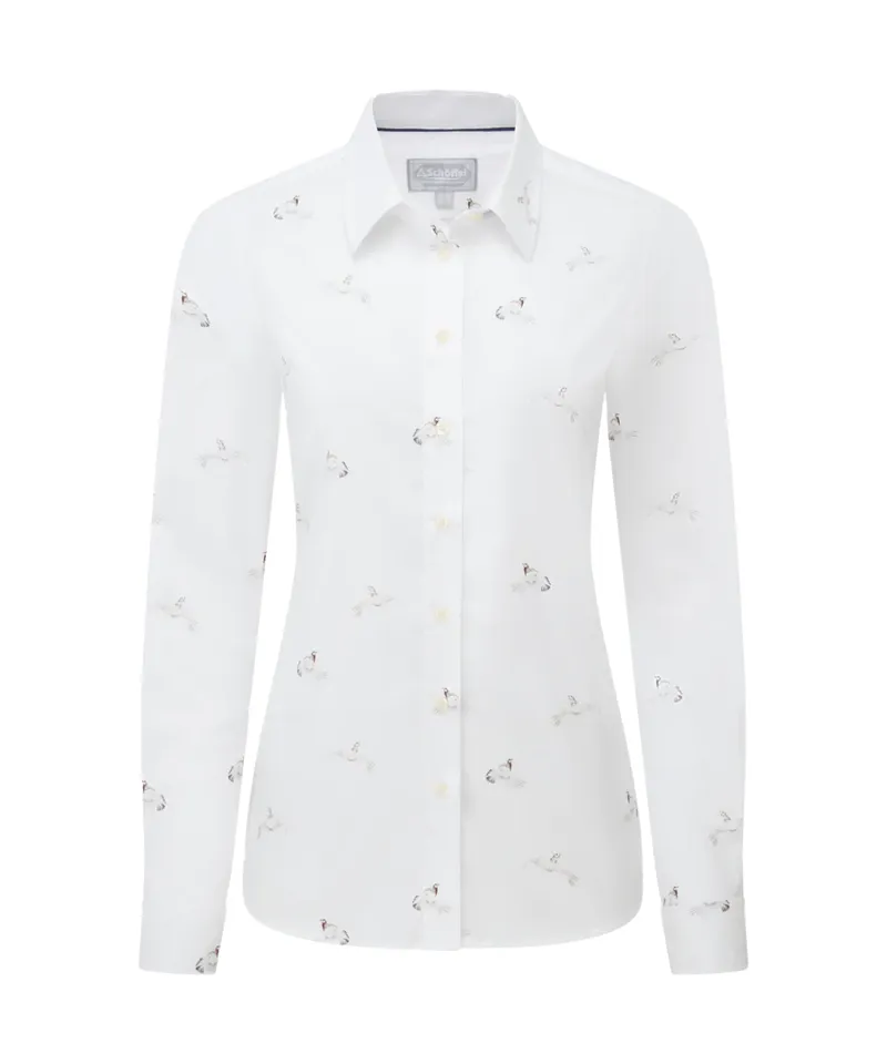 Schoffel Norfolk Shirt Ptarmigan Print