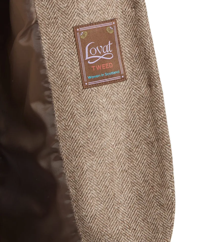 Schoffel Country Pennan Tweed Waistcoat in Cobblestone Herringbone Tweed-8