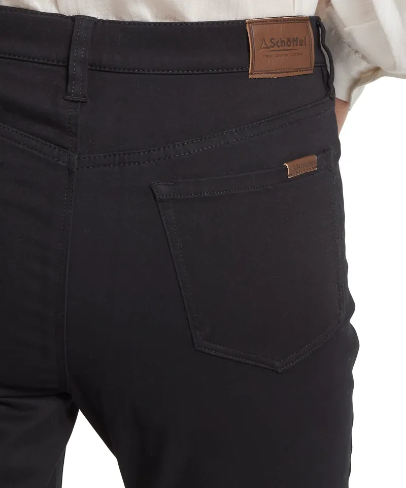 Schoffel Country Poppy Jean in Black-5