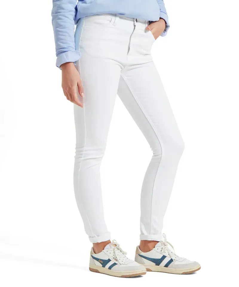 Schoffel Poppy Jeans White-1