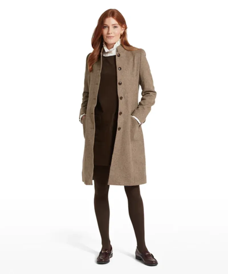 Schoffel Portree Tweed Jacket Cobblestone Herringbone Tweed-1