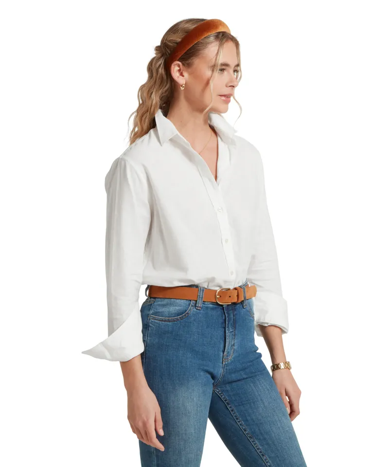 Salthouse Linen Shirt White-3