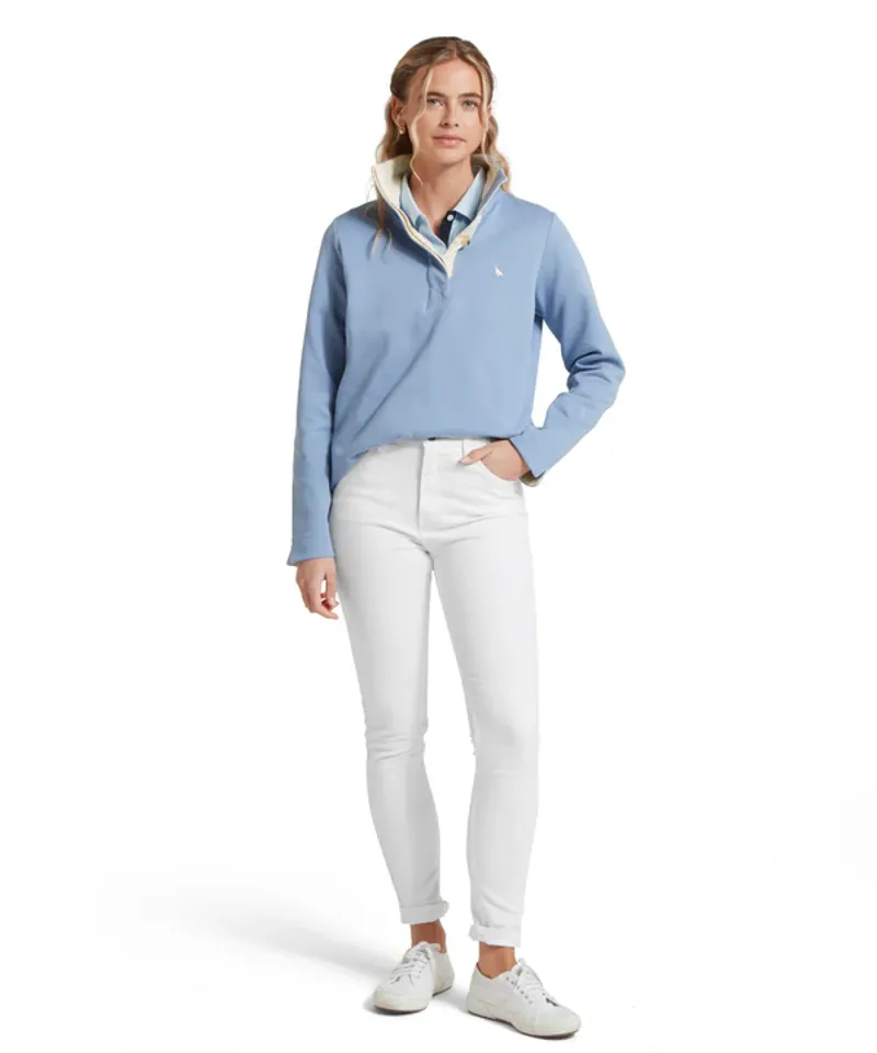 Schoffel Sandown Sweatshirt Denim Blue-2