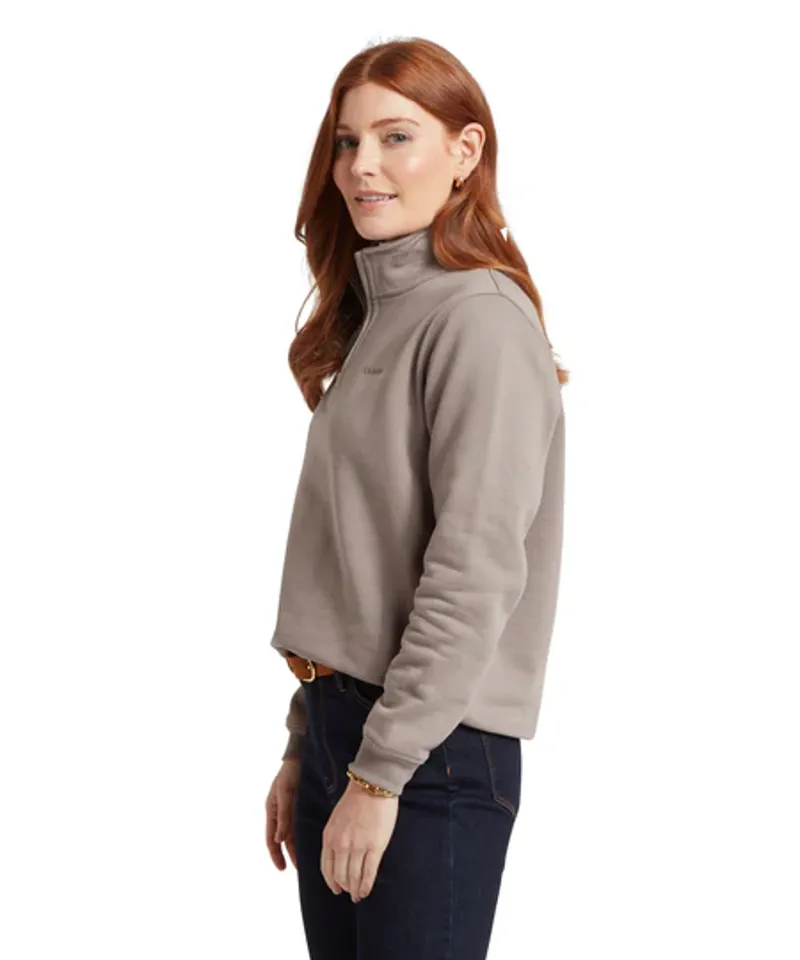 Schoffel Sennen Cove Sweatshirt Mushroom-2