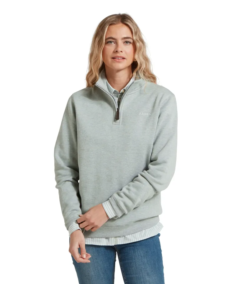 Schoffel Sennen Cove Sweatshirt Aqua Grey-3