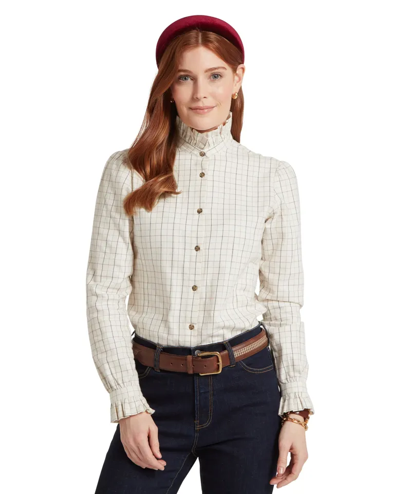 Schoffel Sheringham Shirt Cobblestone Tattersall-5