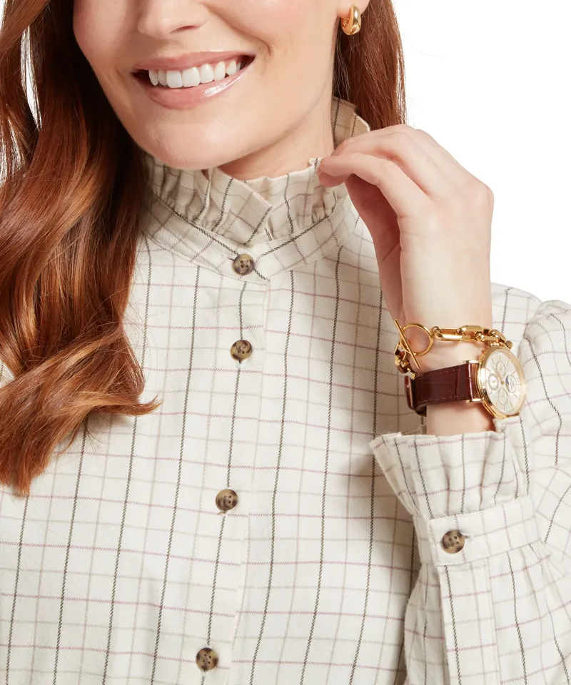 Schoffel Sheringham Shirt Cobblestone Tattersall-1