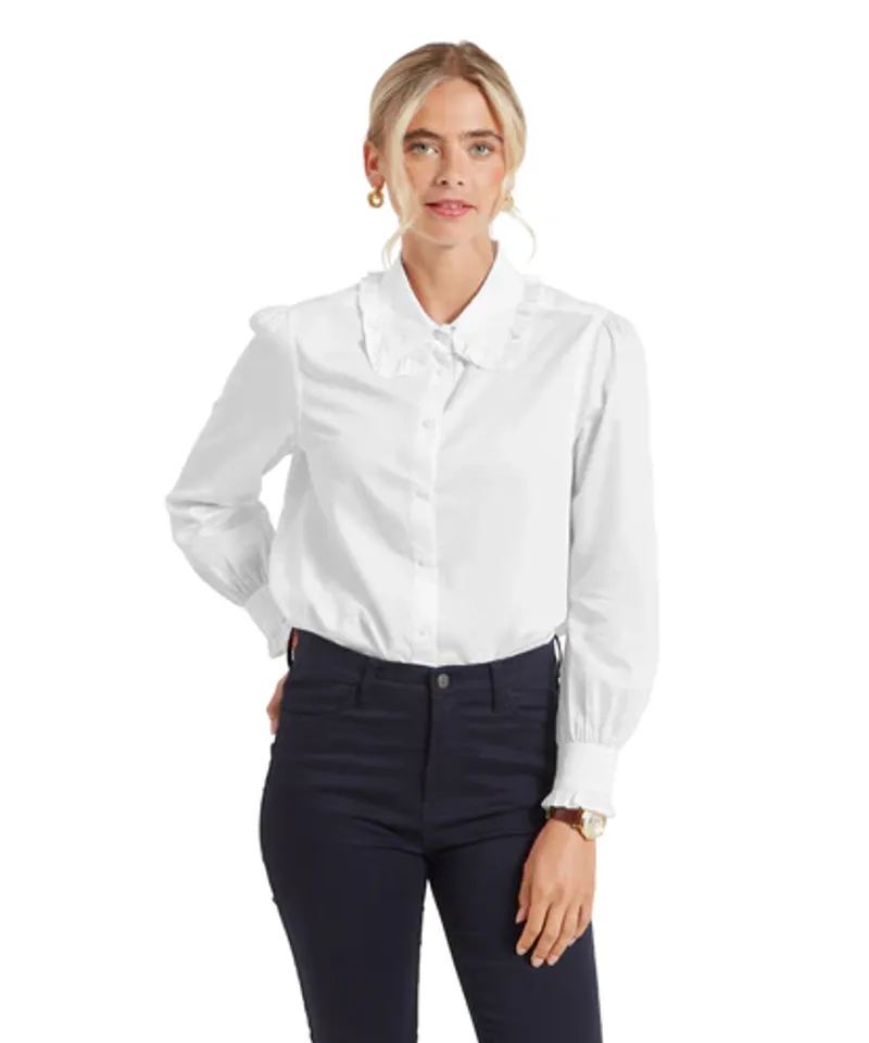 Schoffel Somerleyton Shirt White-5