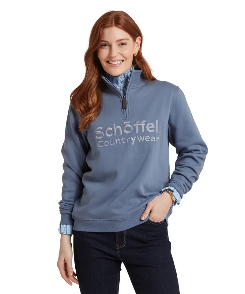 Schoffel St Issey Sweatshirt Storm Blue-1