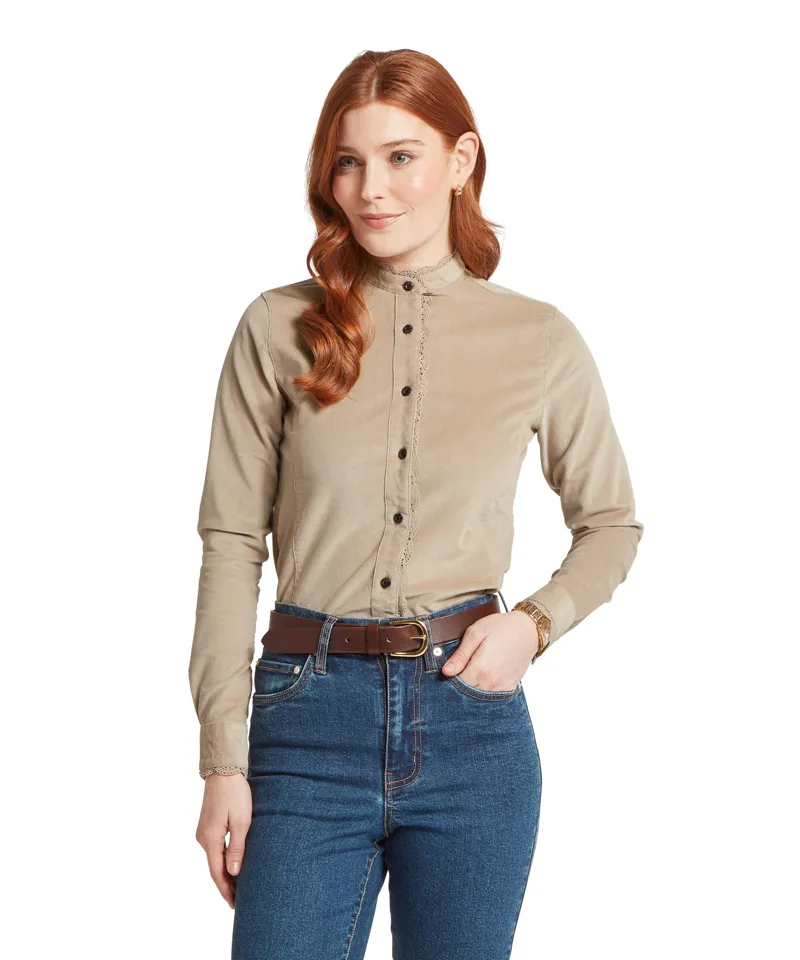 Schoffel Country Thetford Cord Shirt in Cobblestone-1