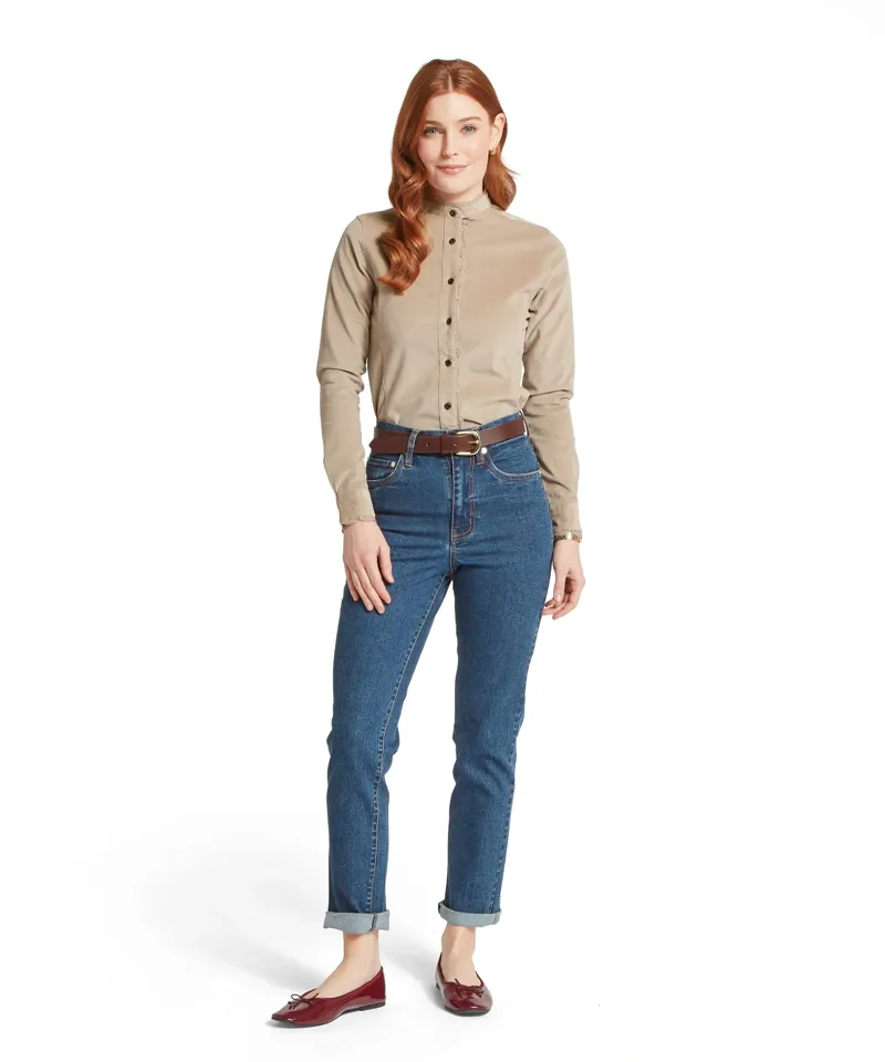 Schoffel Country Thetford Cord Shirt in Cobblestone-3