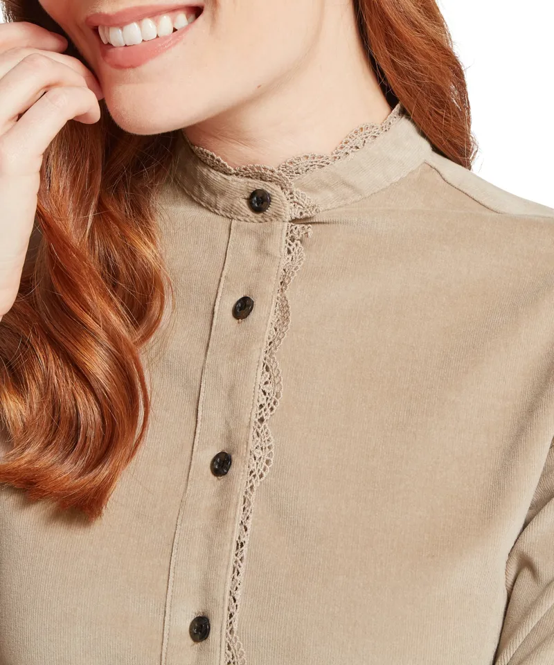 Schoffel Country Thetford Cord Shirt in Cobblestone-6