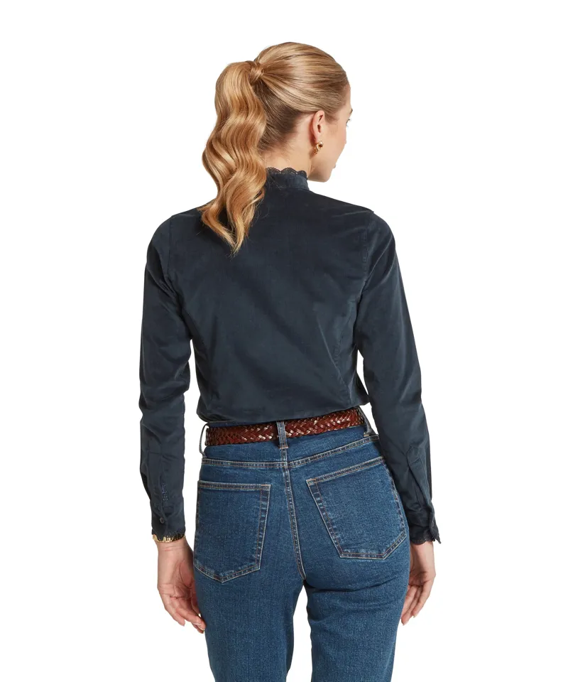 Schoffel Country Thetford Cord Shirt in Blueberry-4