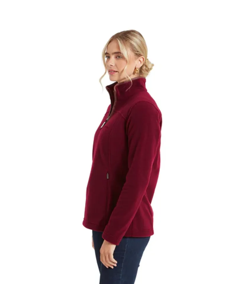 Schoffel Tilton II 1/4 Zip Fleece Claret-3