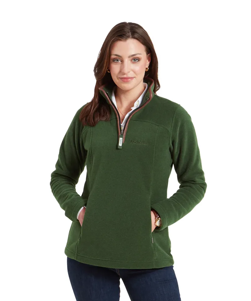 Schoffel Tilton II 1/4 Zip Fleece Forest-1