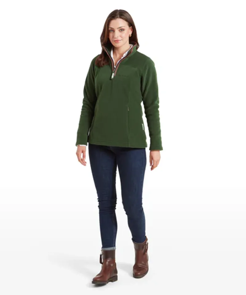 Schoffel Tilton II 1/4 Zip Fleece Forest-2