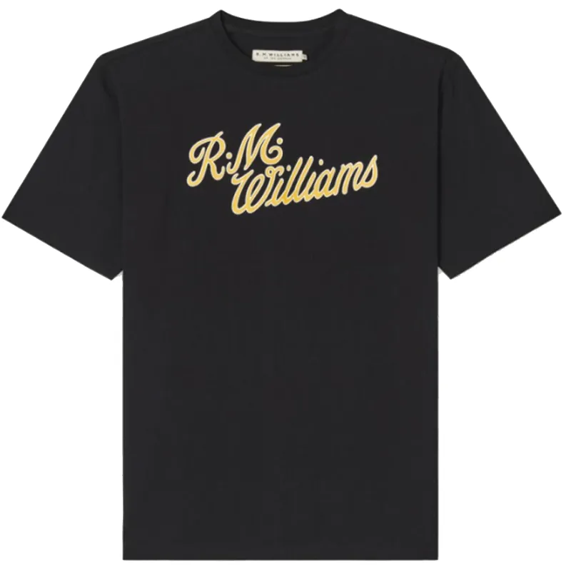 RM Williams R.M.W. Script T-Shirt Black