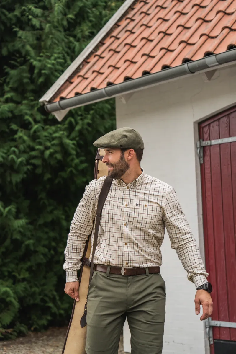 Seeland Oxford Shooting Shirt in Classic Blue/Merlot Check-6