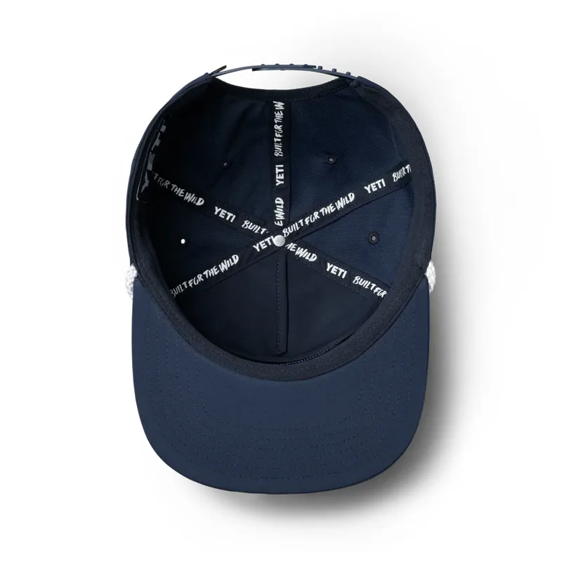 Yeti Flat Brim Rope Hat Navy-4