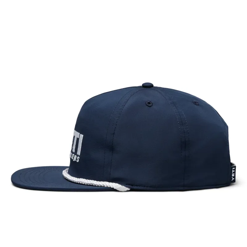 Yeti Flat Brim Rope Hat Navy-3