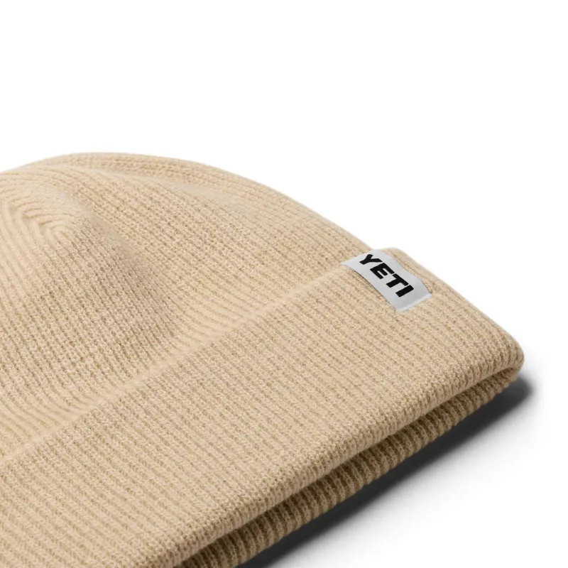 Yeti Badge Beanie Taupe-2