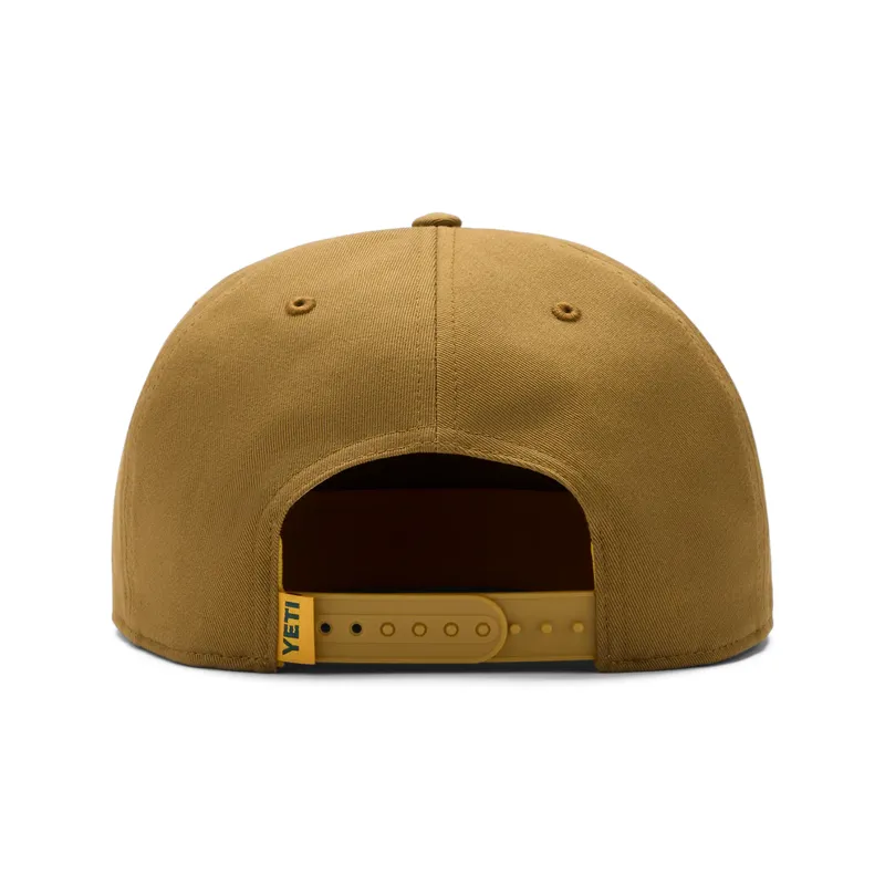 Yeti Prost Flat Brim Rope Hat Brown-1