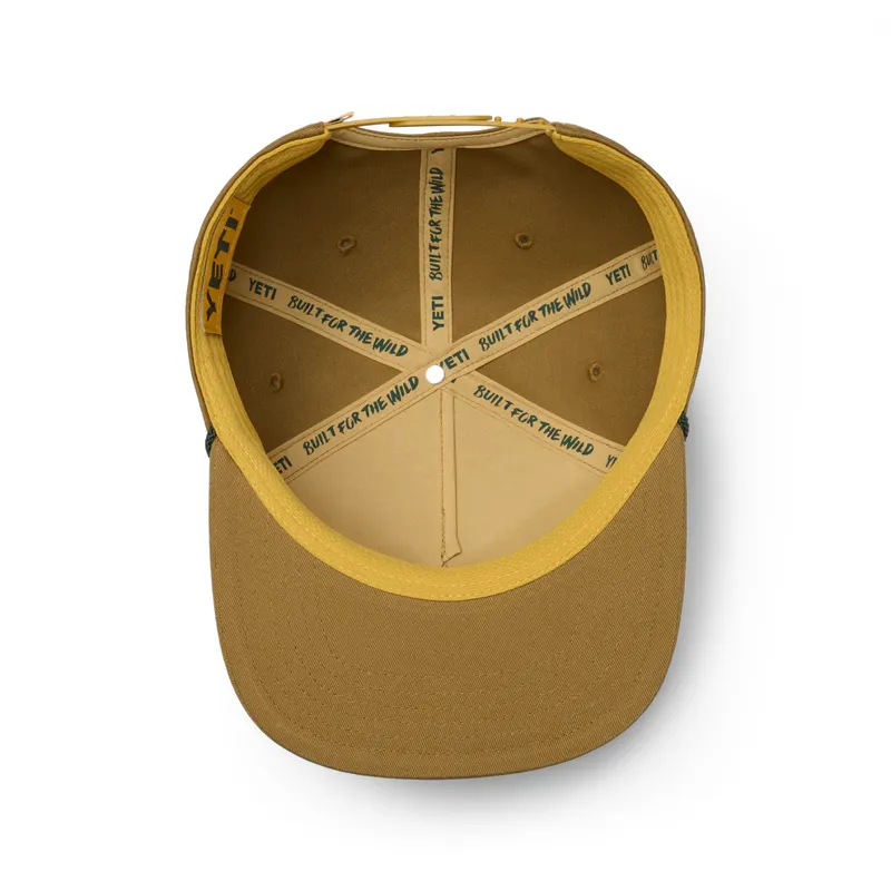Yeti Prost Flat Brim Rope Hat Brown-2