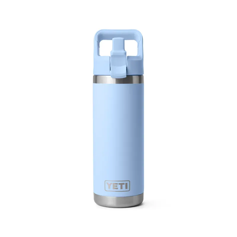 Yeti Rambler 18oz Colour Straw Bottle Big Sky Blue-2