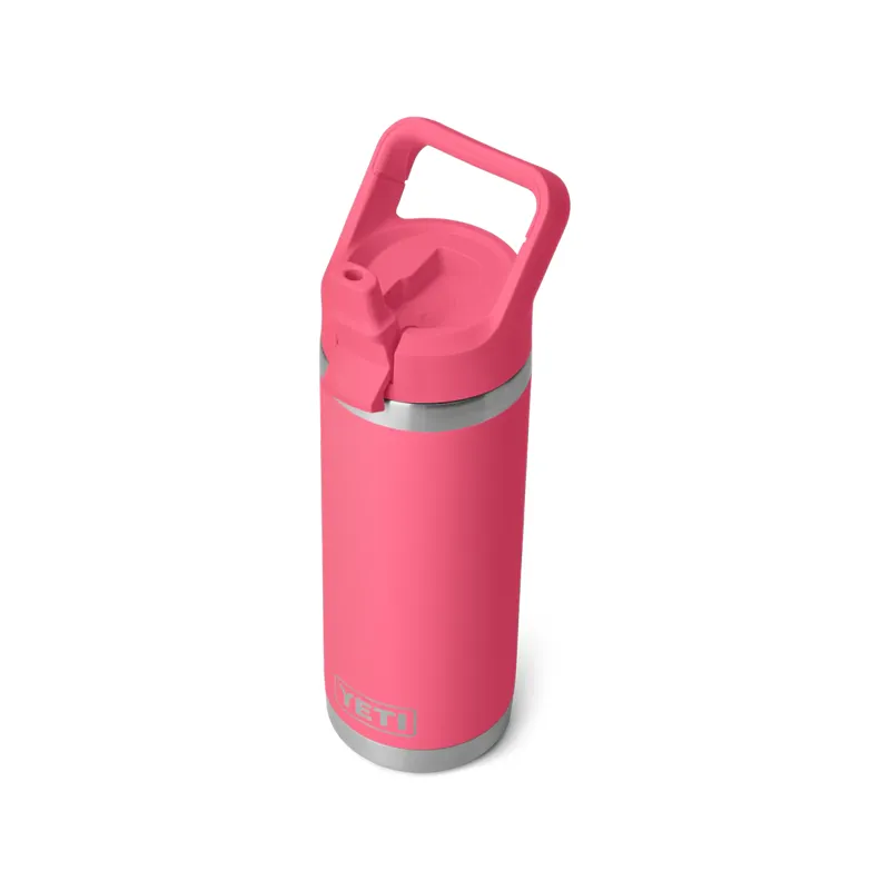 Yeti Rambler 18oz Colour Straw Bottle Tropical Pink