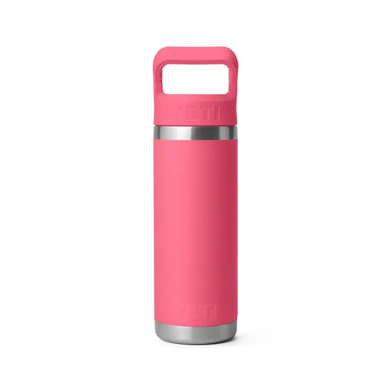 Yeti Rambler 18oz Straw Bottle in Tropical Pink-2