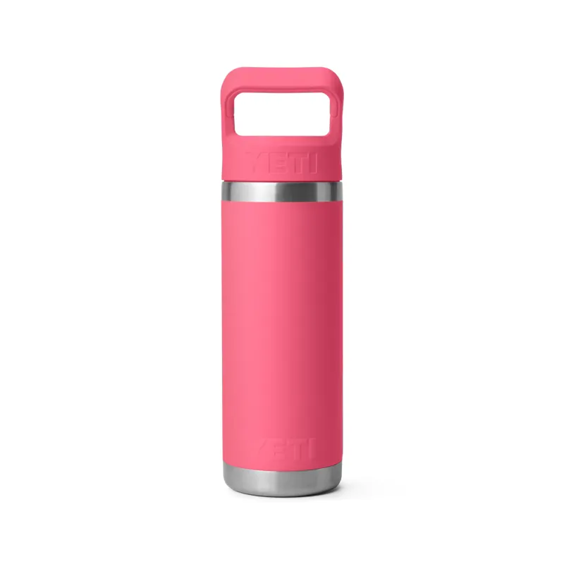Yeti Rambler 18oz Colour Straw Bottle Tropical Pink-1