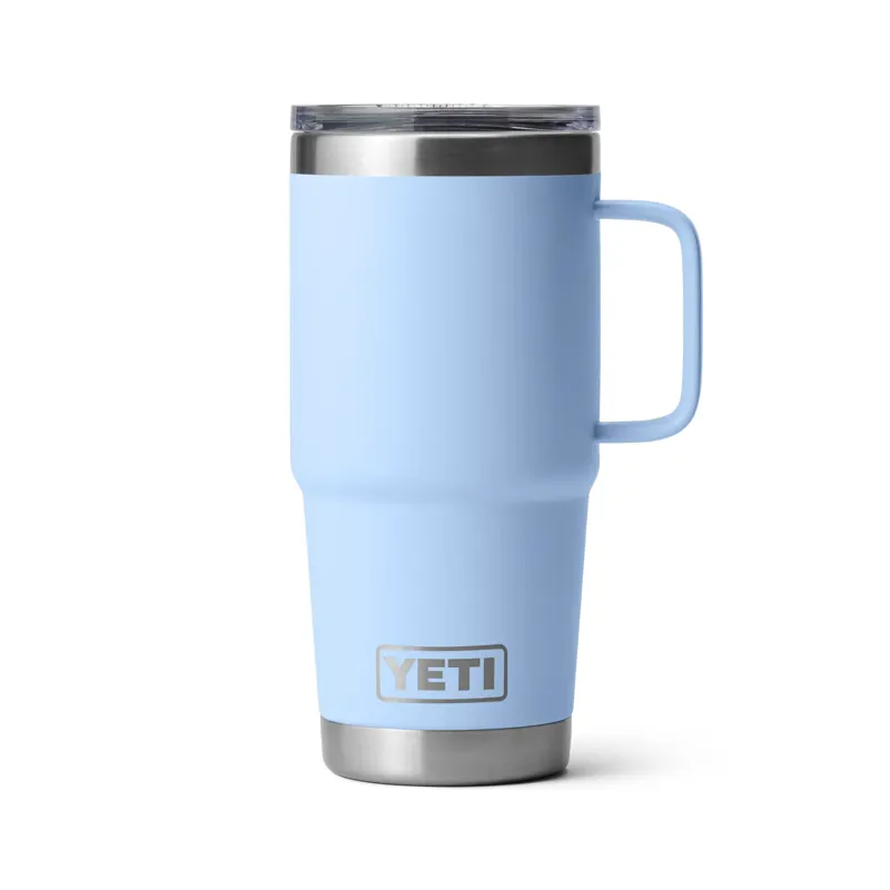 Yeti Rambler 20oz Travel Mug Big Sky Blue