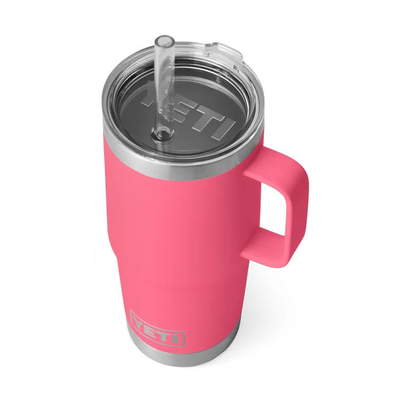 Yeti Rambler 25oz Straw Mug Tropical Pink-1