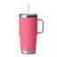 Yeti Rambler 25oz Straw Mug Tropical Pink