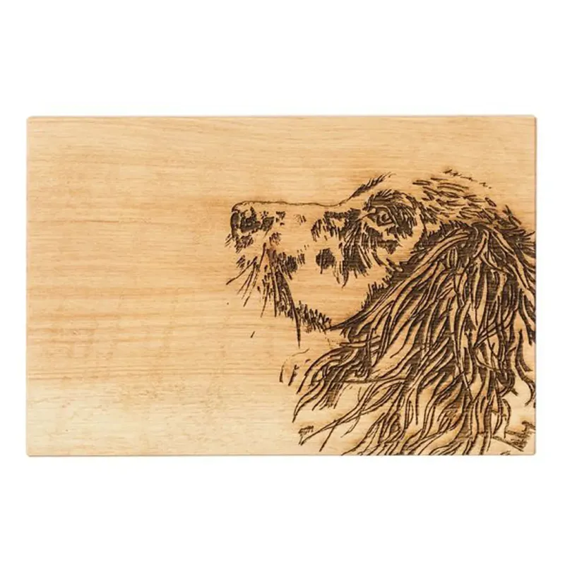 Scottish Made Spaniel Oak Serving Board